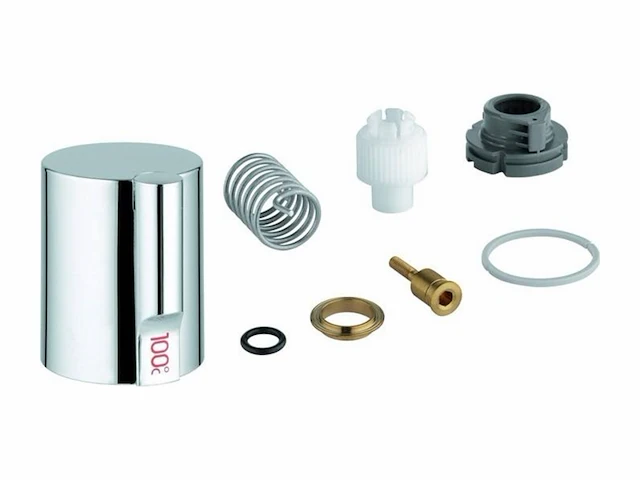 Grohe bedieningselement sanitairkraan rvs - afbeelding 1 van  2