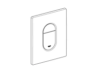 Grohe bedieningsplaat arena cosmopolitan mat chroom - afbeelding 2 van  2