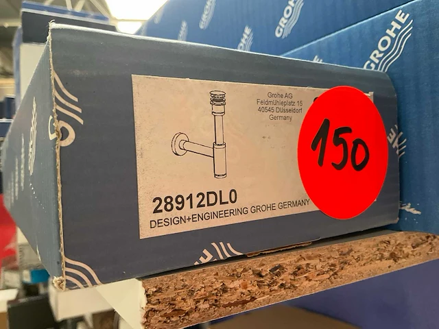 Grohe bekersifon brushed warm sunset - afbeelding 2 van  2
