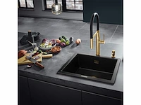 Grohe cosmopolitan zeepdispenser brushed cool sunrise mat goud 500 ml - afbeelding 3 van  3