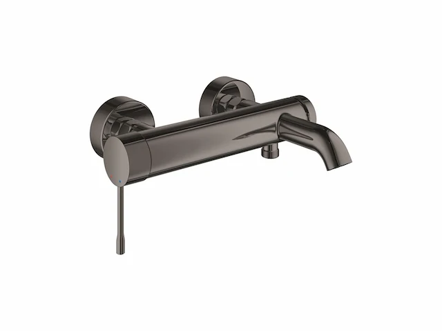 Grohe essence new badkraan mengkraan 15 cm inclusief koppelingen hard graphite antraciet - afbeelding 1 van  4