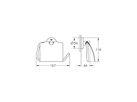 Grohe essentials toiletrolhouder met deksel warm sunset glanzend brons - afbeelding 4 van  6