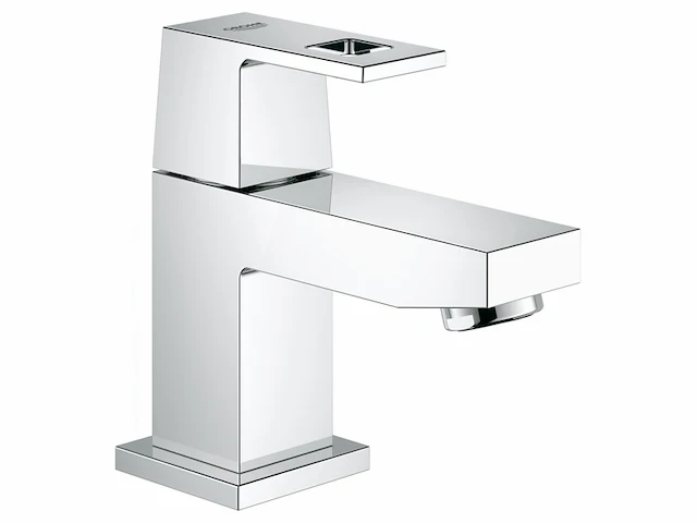 Grohe eurocube toiletkraan xs-size, 23137000 zilver - afbeelding 2 van  3