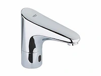 Grohe europlus e waterbesparende wastafelkraan infrarood zonder menging met batterijvoeding 6v chroom - afbeelding 1 van  2