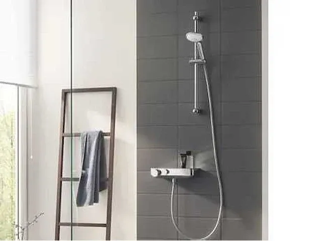 Grohe grohtherm smartcontrol thermostatic shower mixer with hand shower set - afbeelding 1 van  4