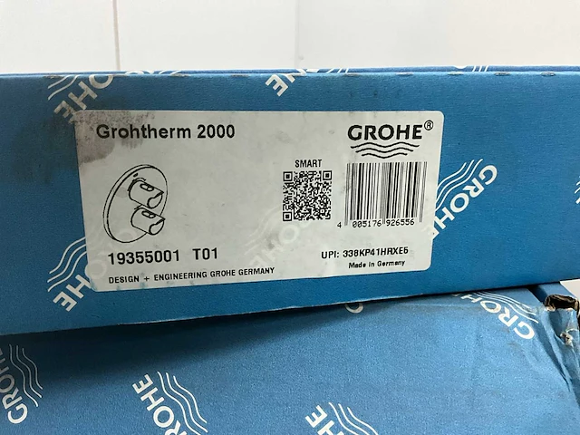 Grohe grotherm 2000 inbouw thermostaat douchekraan - afbeelding 2 van  2