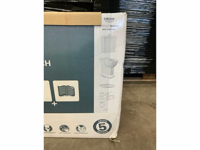 Grohe | perfect match bau ceramic | toiletset all inclusive - afbeelding 2 van  5