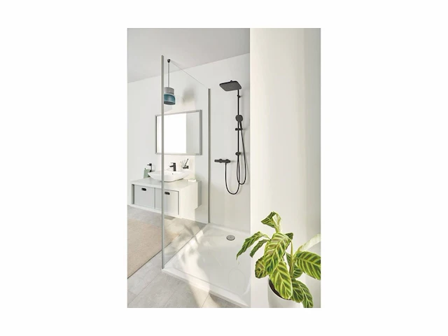 Grohe quickfix vitalio comfort 250 flex douchesysteem waterbesparend matte zwart - afbeelding 2 van  4