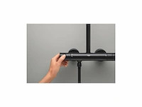 Grohe quickfix vitalio comfort 250 flex douchesysteem waterbesparend matte zwart - afbeelding 4 van  4
