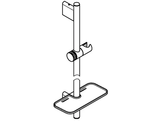 Grohe rainshower smartactive glijstang 900 mm 26603000 - afbeelding 2 van  6