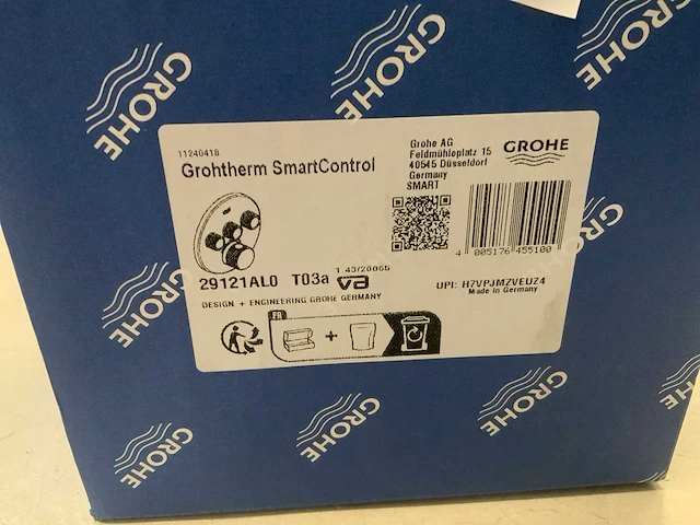 Grohe smartcontrol douchekraan opbouwdeel - afbeelding 3 van  3
