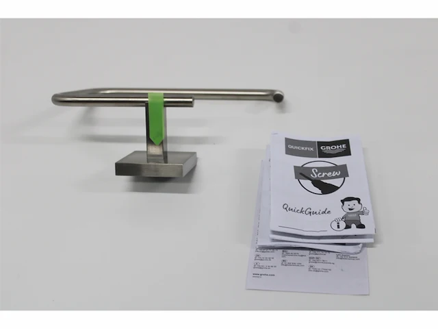 Grohe start cube wandhouder supersteel rvs look 40975dc0 - afbeelding 2 van  3