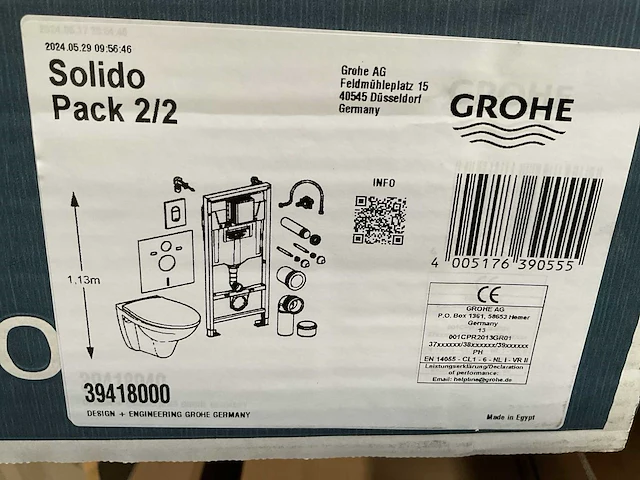 Grohe wandcloset met inbouwreservoir - afbeelding 5 van  8
