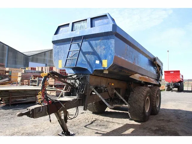 Grond dumper 2-asser dezwaef 1416l- bj2015 - afbeelding 11 van  18