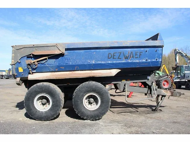 Grond dumper 2-asser dezwaef 1416l- bj2015 - afbeelding 15 van  18