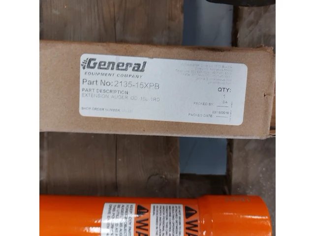 Grondboormachine 1-persoons - benzine general equipment, m240h, bouwjaar 2019 - afbeelding 7 van  9