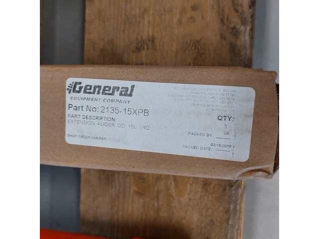 Grondboormachine 1-persoons - benzine general equipment, m240h, bouwjaar 2019 - afbeelding 7 van  9