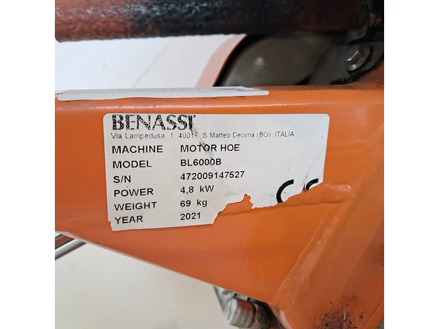 Grondfreesmachine - 5,5pk - benzine, benassi, bl6000, 2021 - afbeelding 7 van  15