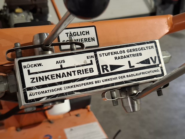 Grondfreesmachine 16pk benzine barreto, e1620b, bouwjaar 2018 - afbeelding 20 van  21