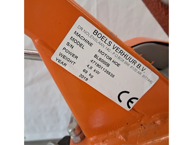 Grondfreesmachine 5,5pk benzine benassi, bl6000, bouwjaar 2019 - afbeelding 7 van  7