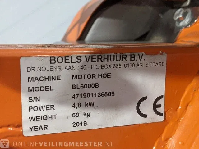 Grondfreesmachine benassi, bl6000, bouwjaar 2019 - afbeelding 10 van  20