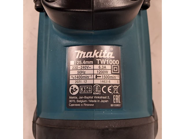 Grondschroefmachine - 230v, makita, tw1000, 2022 - afbeelding 4 van  6