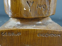 Groot aardewerk beeld heiland - afbeelding 5 van  5
