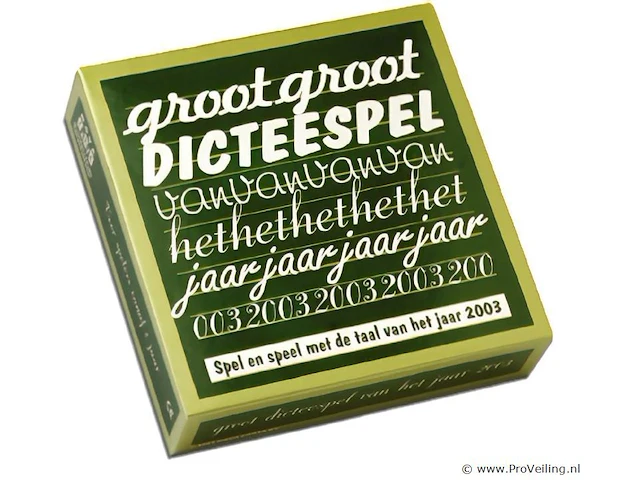 Groot dictee spel - afbeelding 3 van  3