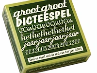 Groot dictee spel - afbeelding 3 van  3