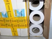 Groot formaat printer/plotter hp design jet t520 met negen rollen papier. bouwjaar 2017. - afbeelding 3 van  3
