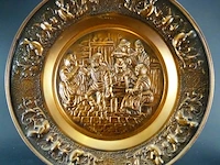 Groot koperen bord - afbeelding 2 van  5