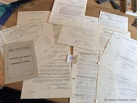 Groot lot documenten union minière - afbeelding 1 van  5