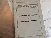 Groot lot documenten union minière - afbeelding 2 van  5