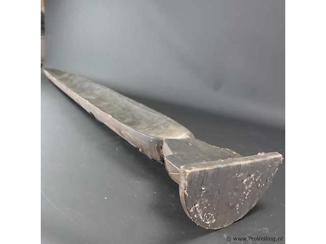 Groot staand houten masker - afbeelding 5 van  5