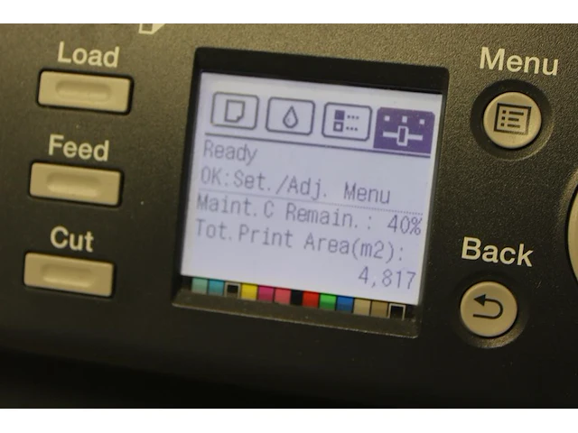 Grootformaat printer canon imageprograf ipf8400 12 kleuren inktjet met 111,8 cm printbreedte. - afbeelding 3 van  3