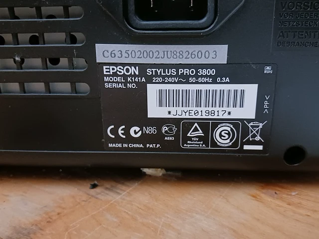 Grootformaat printer, epson, stylus pro 3800 | locatie roden - afbeelding 9 van  9