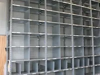 Grootvakstelling 10 rijen met vakken - 1000x50x600cm