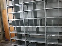 Grootvakstelling 10 rijen met vakken - 1000x50x600cm - afbeelding 2 van  3