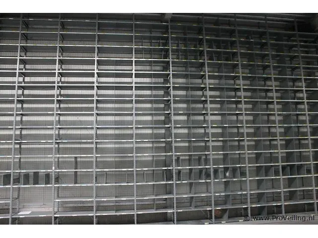 Grootvakstelling 10 rijen met vakken - 1000x50x600cm - afbeelding 1 van  3