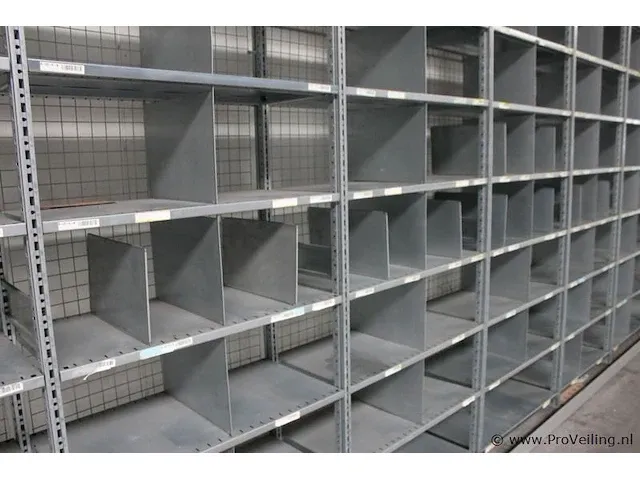 Grootvakstelling 10 rijen met vakken - 1000x50x600cm - afbeelding 3 van  3