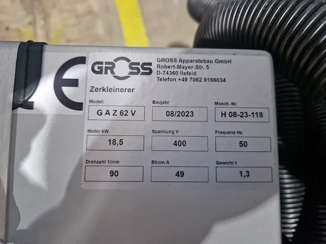 Gross - gaz 62 v - shredder - afbeelding 10 van  12
