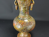 Grote aardewerk ringeloor kan - afbeelding 1 van  5