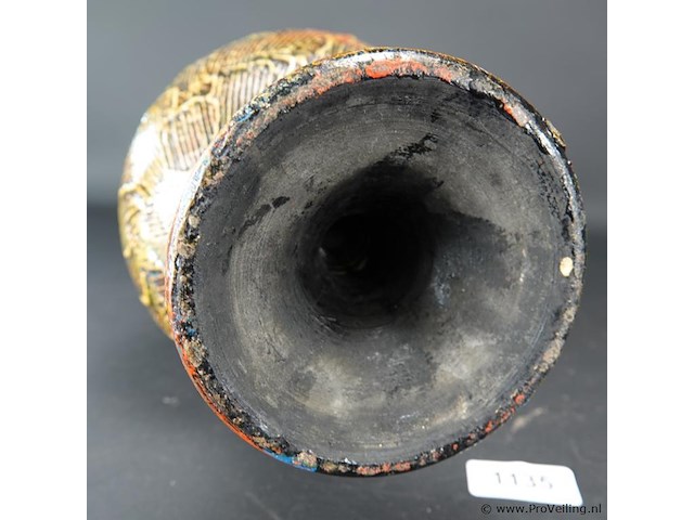 Grote aardewerk ringeloor kan - afbeelding 5 van  5