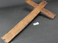 Grote crucifix met grote bronzen corpus - afbeelding 5 van  5