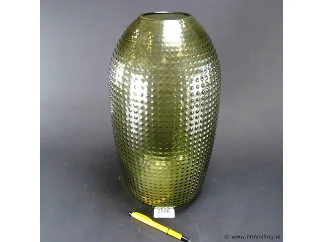 Grote design stippelglazen vaas - afbeelding 2 van  5