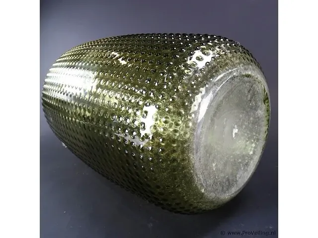 Grote design stippelglazen vaas - afbeelding 5 van  5