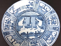 Grote diepe chinees porseleinen schotel - afbeelding 3 van  5