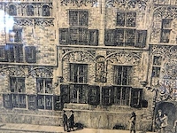 Grote ets berend adrianus bongers het gemeenlandshuis (“huyterhuis”) in delft - afbeelding 3 van  5