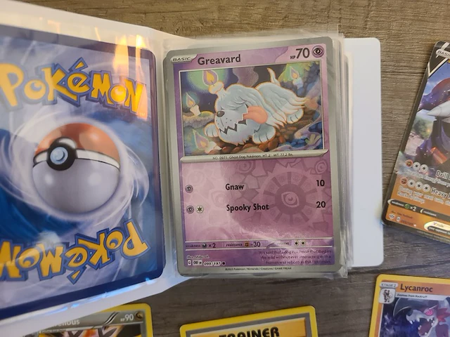 Grote gevarieerde pokémon kaartenset met zeldzame kaarten en verzamelmap - afbeelding 2 van  18