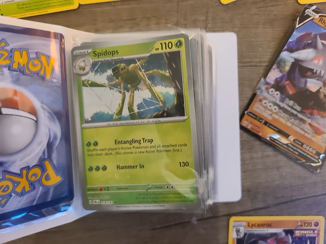 Grote gevarieerde pokémon kaartenset met zeldzame kaarten en verzamelmap - afbeelding 3 van  18